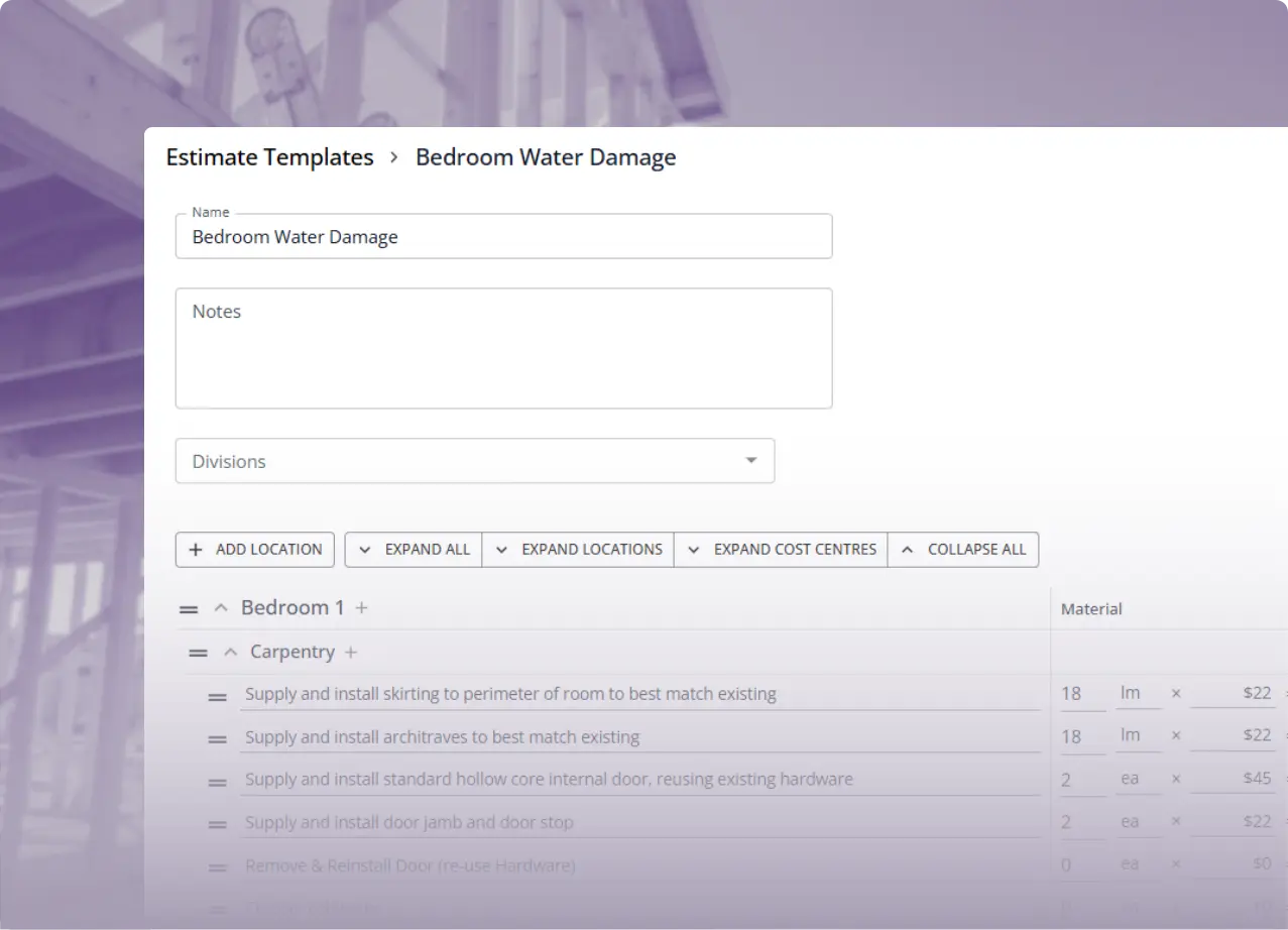 Commercial Builder Pricing & RFIs