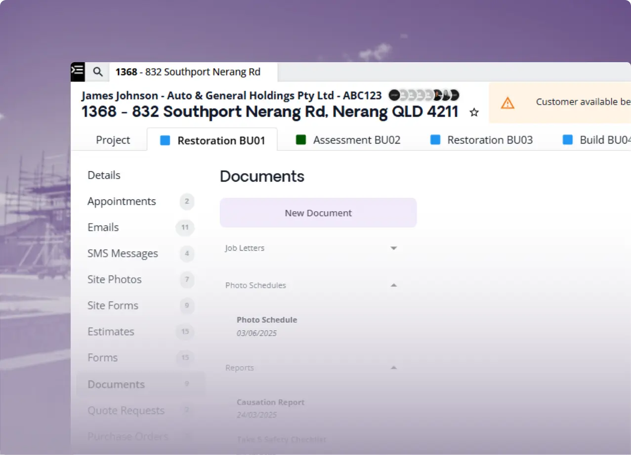 Commercial Builder Tender Collection