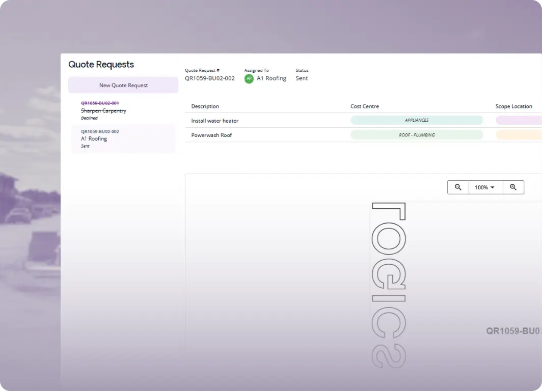 Pre Construction Tender Management & Quote Control