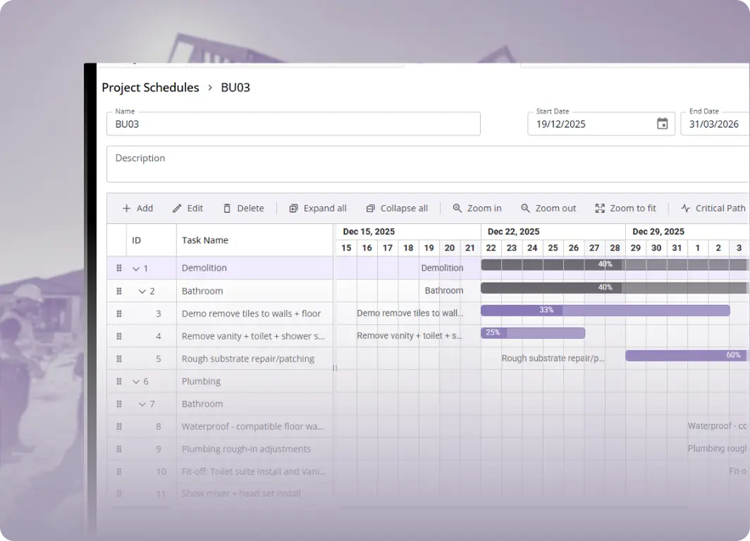 Project Delivery Project Scheduling