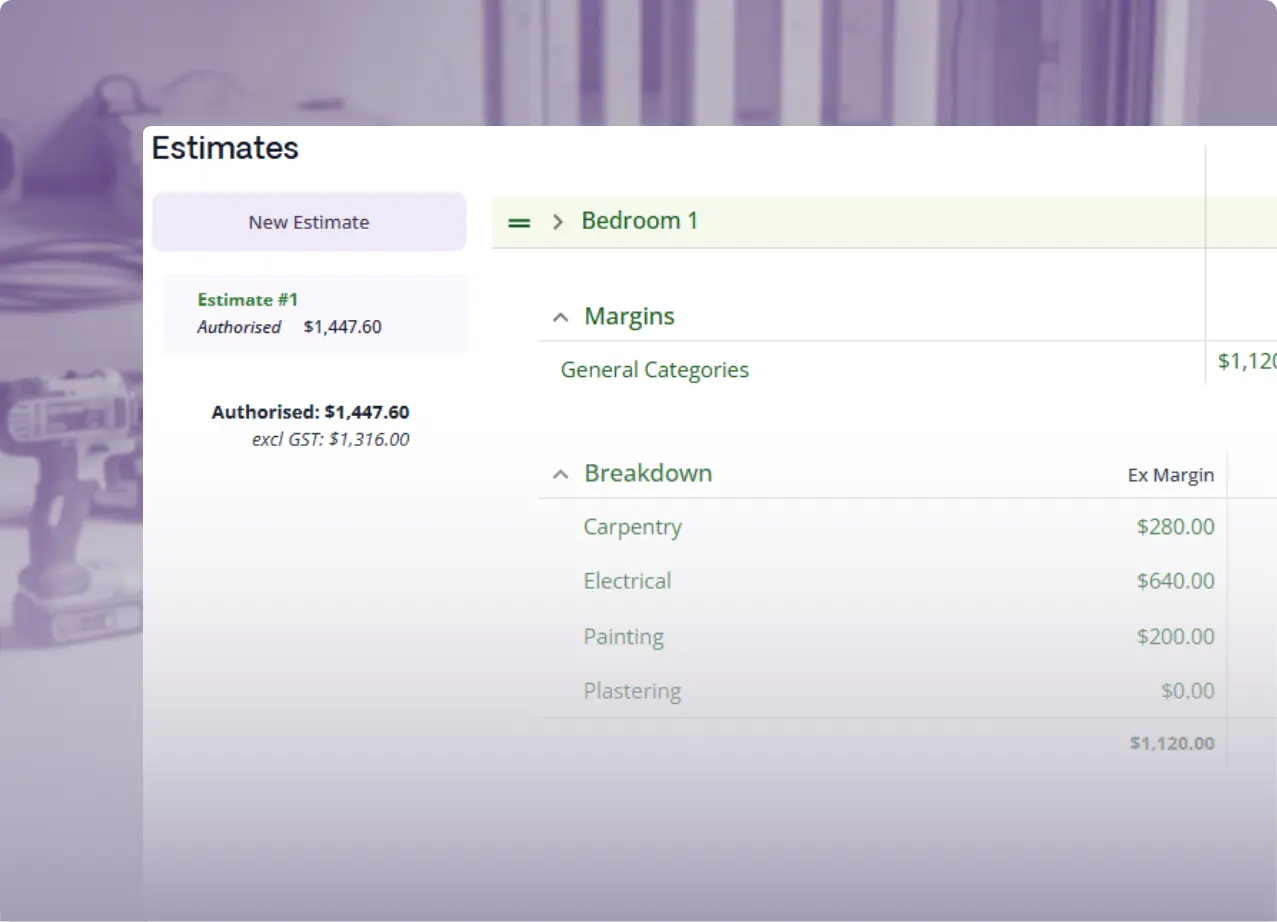 Residential Builder Accurate Quoting