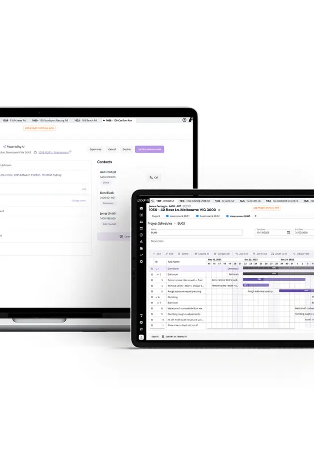 Home Page App Section Screen
