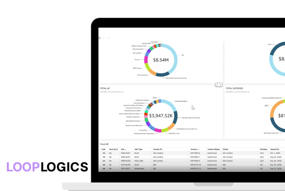 Loop Logics Analytics Dashboard